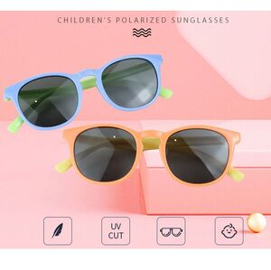 Polarized silicone sunglasses with UV400 protection for kids T18003