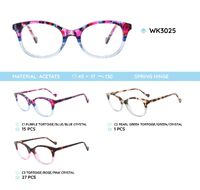 Acetate plastic frames for kids WK3025