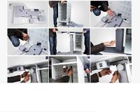 Рабочее место офтальмолога, комбинированный стол + кресло C-280, столешница 1220*690 мм