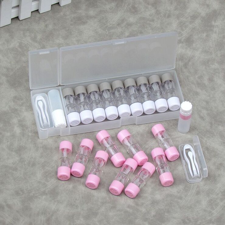 Soft contact lens kit with 9 containers DF-9RGP套装