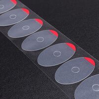 Lens blocking pads (Velcro, slippers, anti-slip pads), with red edge, 1000 pcs