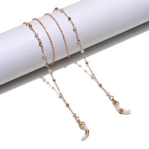 Glasses chain with beads GL1353