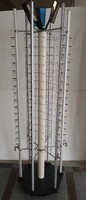 Glasses rotating floor stand with 96 slots, mirrors and locks HD707