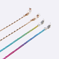 Set of two acrylic glasses chain transparent and shell GM054