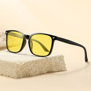 Plastic night vision sunglasses, with flex hinges KY8082夜视平光