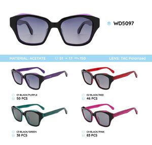 Acetate plastic frames polarized sunglasses WD5097