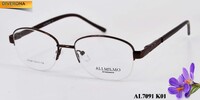 Metal eyeglass frame, material steel Allmilmo AL7091