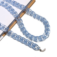 Полупрозрачная акриловая цепочка для очков, разные цвета GB074