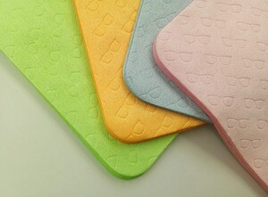 Салфетка для протирки линз в очках, материал микрофибра, с тиснением -  очки 金布 579-6 15см*18см