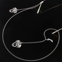 Metal non-slip chain, with a flying dragon pendant, for glasses and masks GL212