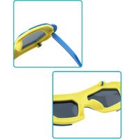 Polarized silicone sunglasses with UV400 protection for kids T32036