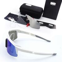 Safety shockproof sports goggles with 3 caps 骑行套装-109-带近视