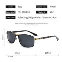 Photochromic glasses with blue light and UV protection 2871-GT