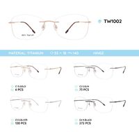 Titanium frames rimless TW1002