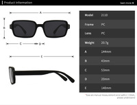 Солнцезащитные очки Elit современные ретро узкие 2100