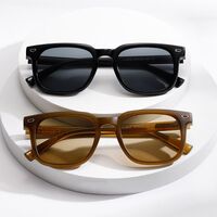 Plastic + metal square sunglasses for men Elit 3635-EL