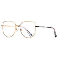 3D colorful whiskeys style metal blue blocker frames for glasses MORE 3052