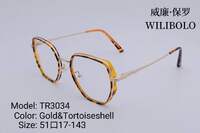 Metal + TR90 ultrathin women's frames with spring hinges Wilibolo TR3034