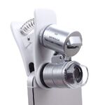 Portable microscope for phone mounting 9882W, magnification: 60X