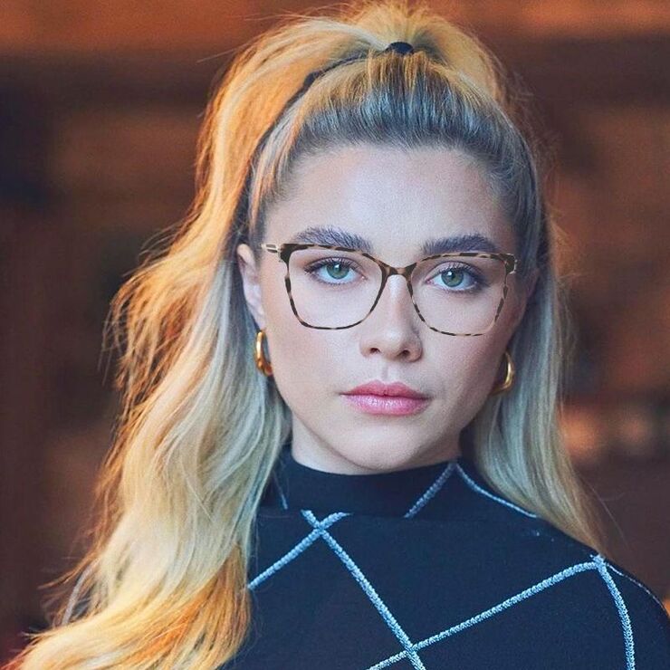 Оправа для очков пластиковая TR90 с защитой от синего света, с флексом FA87082