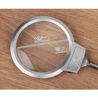 Tabletop magnifying glass with backlight 4B-10-XX, magnification: 2X, 5X