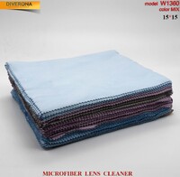 High-density microfiber napkin for glasses lens cleaning W1360, 15*15 cm (price for a pack)
