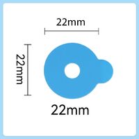 Lens blocking pads (Velcro, slippers, anti-slip pads), blue, PE, 1000 pieces, NY-0991