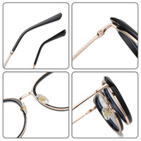 Оправа для очков пластиковая TR90 с защитой от синего света, с флексом FA87007