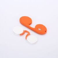 Очки-пенсне пластиковые для чтения овальные с футляром 6006-圆款, диоптрии от +1.00 до +3.00, РМЦ=62-64