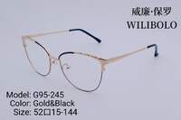 Оправа металлическая ультратонкая, с флексом Wilibolo G95-245