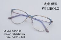 Оправа металлическая ультратонкая Wilibolo G95-192