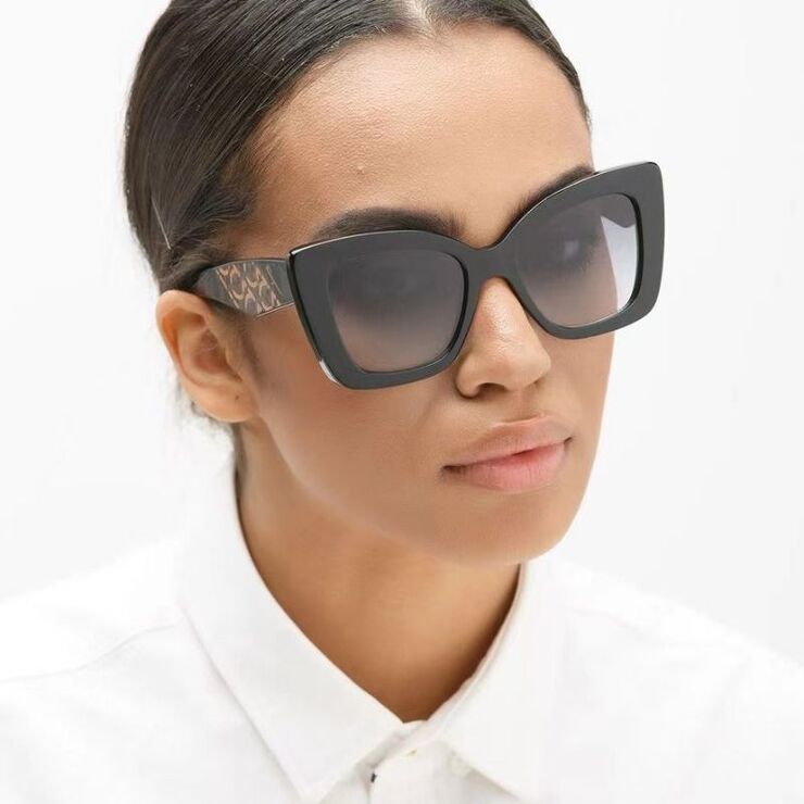 Plastic sunglasses in the shape of a 