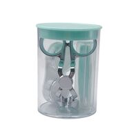 Soft contact lens set with eyelid support device CY-666