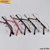 Metal eyeglass frame, material steel Allmilmo AL7091