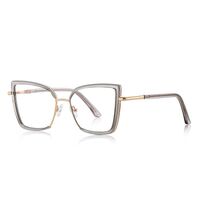 Metal + TR90 plastic Blue Blocker glasses frame for women with UV and blue light protection lenses More FCS3155