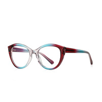 Flat mirrored progressive colored glasses  frames for glasses TR90+CA material (flex hinges) FOCUS FCS2145