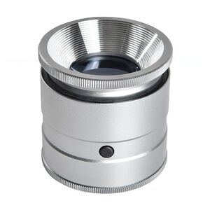 Portable pocket magnifier with backlight and UV light 8019A, diameter: 30 mm, magnification: 10X