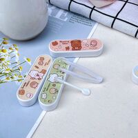 Plastic tweezers with individual pencil-box packaging SO103C, size 5.6 cm