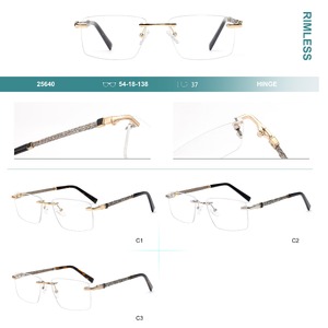 Оправа для очков металлическая безободковая Big City 25640