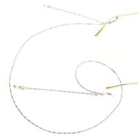 Metal non-slip chain, with pearls, for glasses and masks GL248