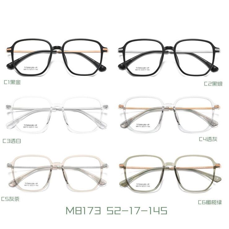 Hybrid metal + TR90 frame SANTA M8173