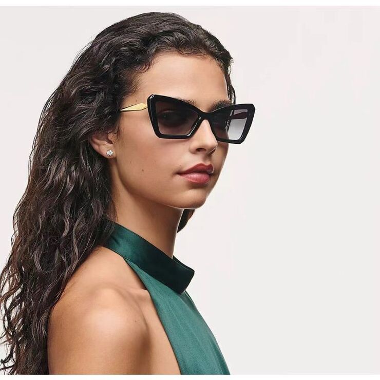 Plastic sunglasses in the shape of a 