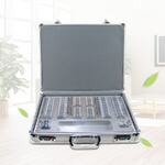 158 metal rim ophthalmic trial lens set in aluminium box, quality class 1 (the highest), lenses - class A