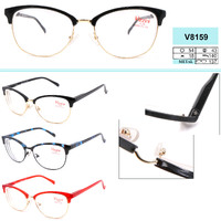 Очки в комбинированной оправе белая линза Vizzini V8159