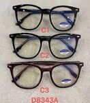 Computer glasses with blue light protection, with box and soft case Defile D8343A