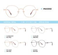 Metal women's frame for glasses MW2050