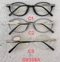 Computer glasses with blue light protection, with box and soft case Defile D8355A