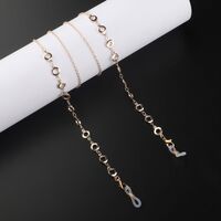 Gold-colored metal non-slip chain, for glasses and masks GL949