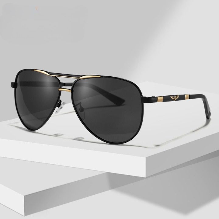 Очки металлические фотохромные с защитой от синего света 2870-GT