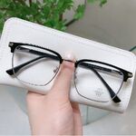 Оправа полуободковая комбинированная (металл + TR90) с линзами Blue Ray Cut MAMO H17016